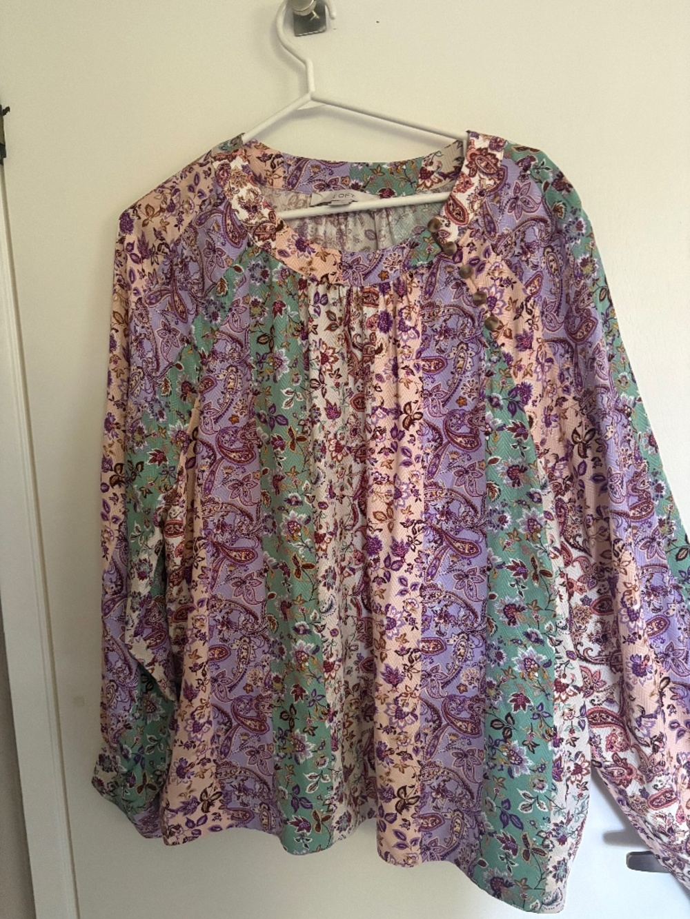 Loft….Long Sleeved Blouse.